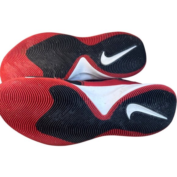 Size 13 Nike Fly By Mid 2 Mens Size 13 Black Red Basketball Shoes Sneakers .LOGO - Picture 8 of 16